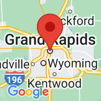 Map of Grand Rapids MI US